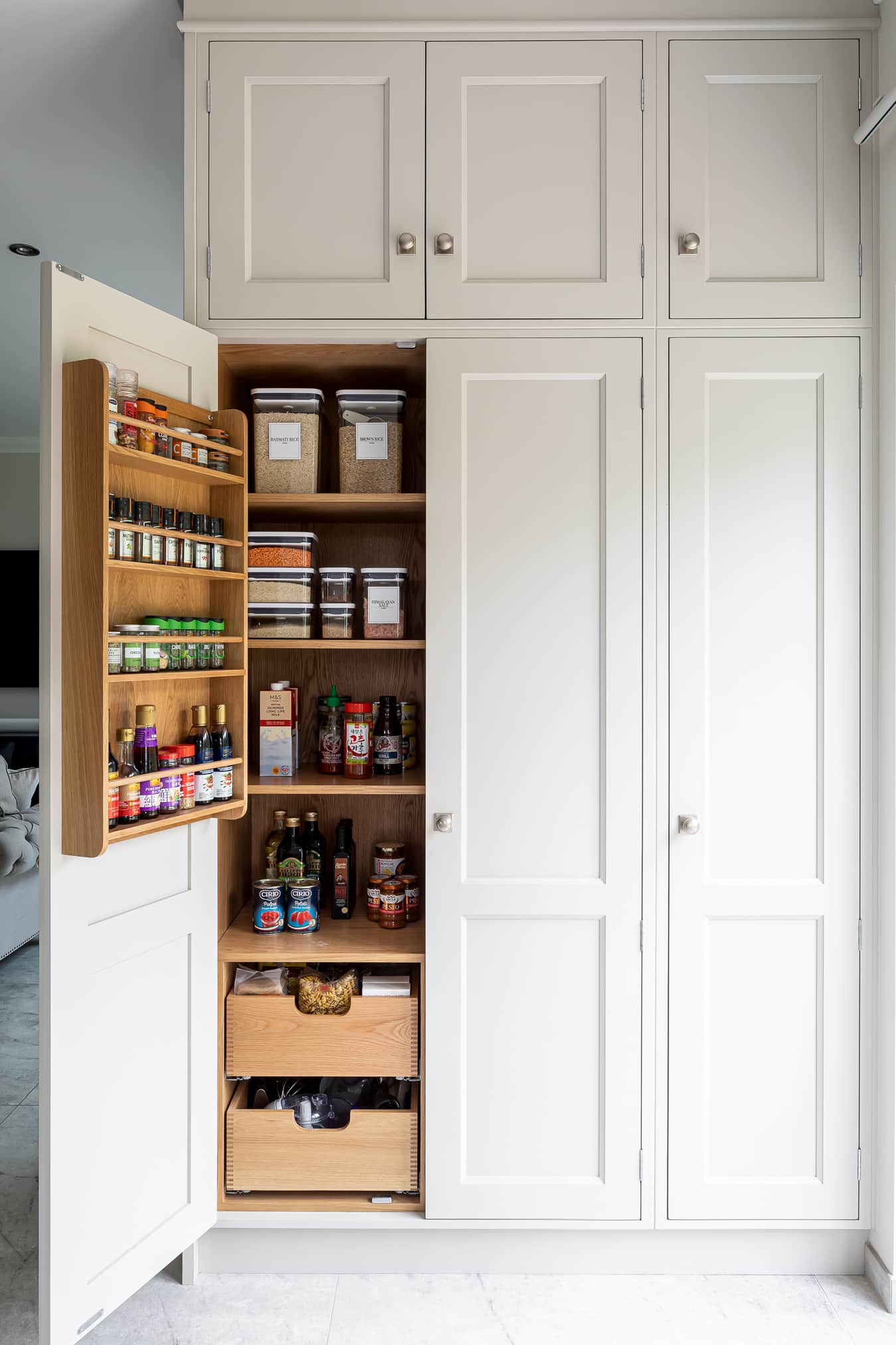 Full Height Shaker Larder Cupboard